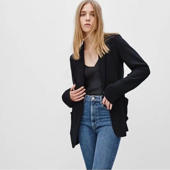 Talula Black Blazer Lightweight - Size 2 - Picture 1 of 8